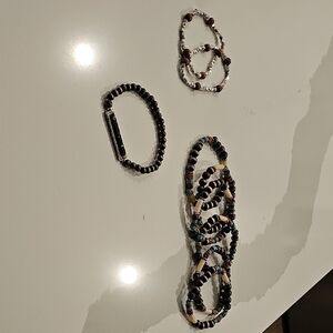 Elegant Multicolor Beaded Bracelet Set